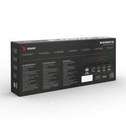 Savio Klawiatura Mechaniczna Blackout X2 Outemu Blue Hot Swap