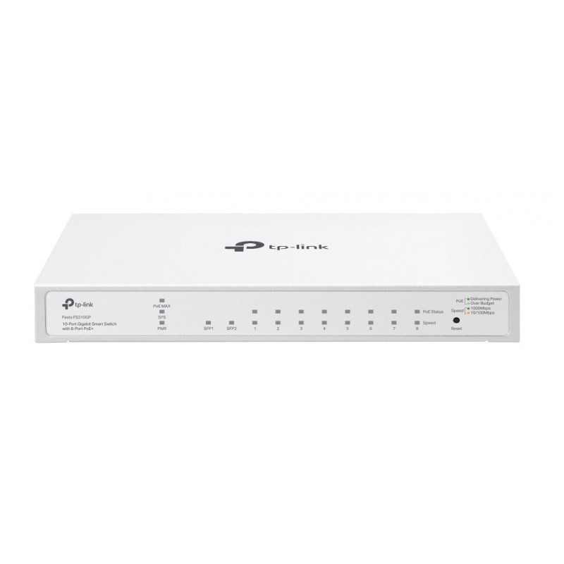 10-Port Poe Smart Switch/gigabit With 8-Port Poe+