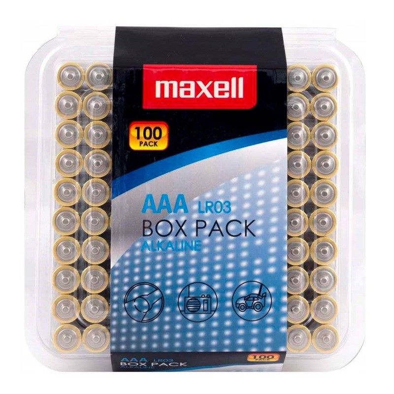 Maxell Bateria Alkaliczna Alkaline Lr03 Aaa 1.5V 100 Szt