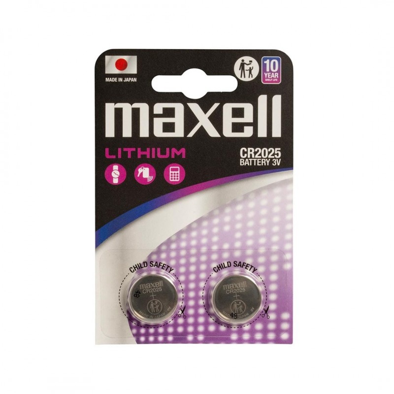Maxell Bateria Litowa Lithium Cr2025 2 Szt. 3V