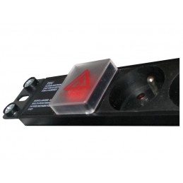 Alantec Listwa Zasilająca 19" 230V - 7 Gniazd (Typu E - Cee 7/5), Z Wyłącznikiem Led, Z Zabezpieczeniem Przeciwprzeciążeniowym, 