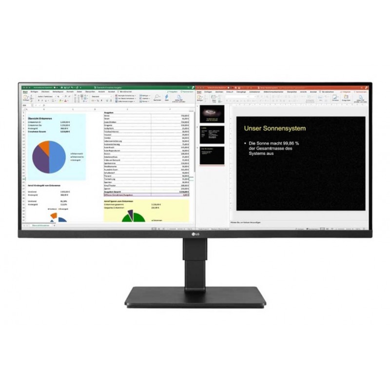 Lg 34Br65F-B Monitor Komputerowy 86,4 Cm (34") 2560 X 1080 Px Wfhd Lcd Czarny