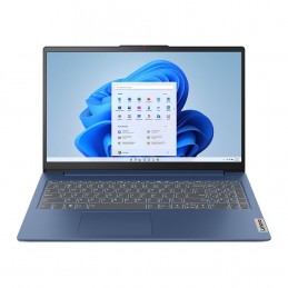Lenovo Ideapad Slim 3 15Iru8 I3-1315U 15.6" Fhd Ips 300Nits Ag 8Gb Lpddr5-4800 Ssd512 Intel Uhd Graphics 47Wh Win11 Abyss Blue
