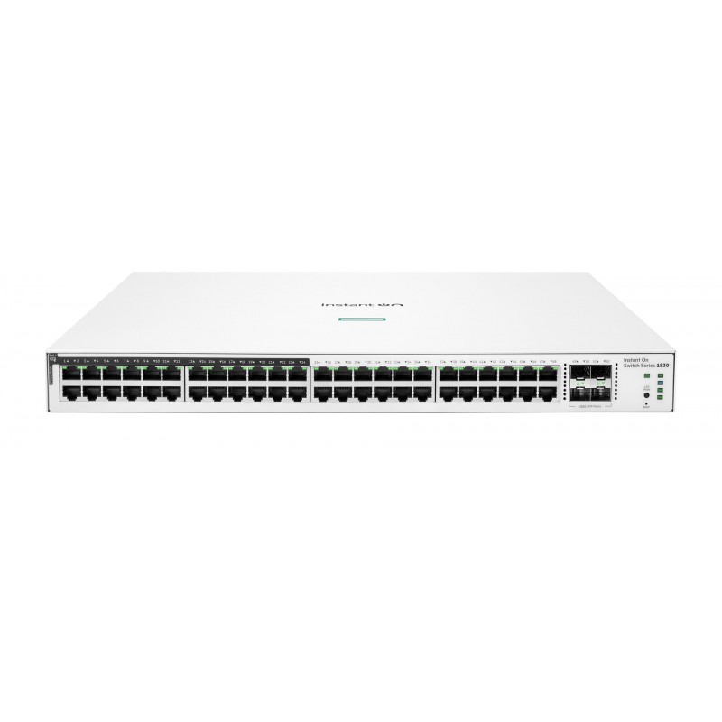 Aruba Instant On 1830 48G 24P Class4 Poe 4Sfp 370W Zarządzany L2 Gigabit Ethernet (10/100/1000) Obsługa Poe 1U