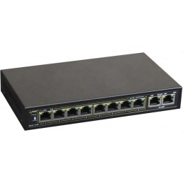 Pulsar S108 Łącza Sieciowe Fast Ethernet (10/100) Obsługa Poe Czarny