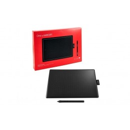 Wacom One By Medium Tablet Graficzny Czarny, Czerwony 2540 Lpi 216 X 135 Mm Usb