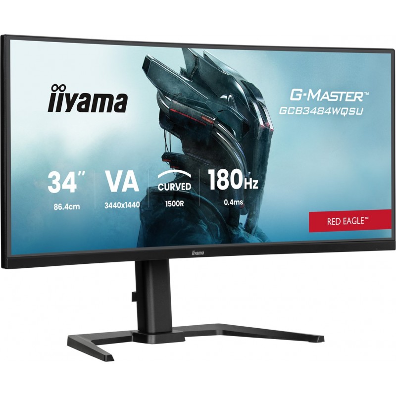 Monitor Iiyama 86,4 Cm (34") Gcb3484Wqsu-B1 21:9 2Xhdmi+2Xdp+Usb-C Curved