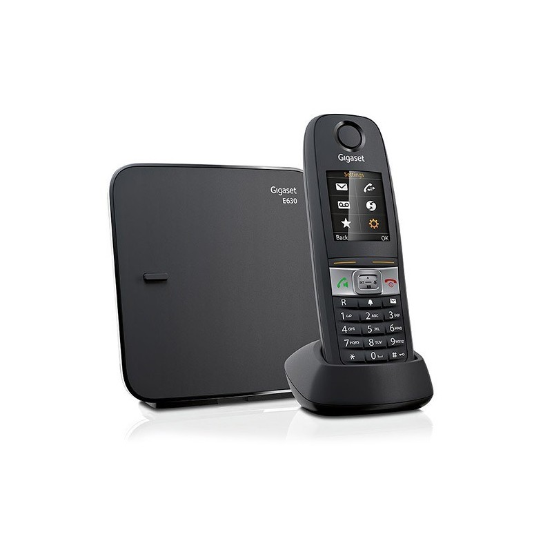 Gigaset E630 Wewnętrzny Duża Klawiatura Telefoniczna Bezprzewodowa Ip65