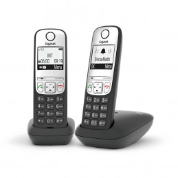 Dect Schnurlostelefon Schwarz Gigaset A690 A Duo