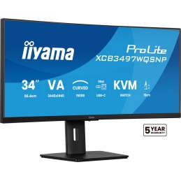 Monitor Iiyama Xcb3497Wqsnp-B1 34" - Płaski Ekran - 86,4 Cm