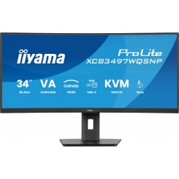 Monitor Iiyama Xcb3497Wqsnp-B1 34" - Płaski Ekran - 86,4 Cm