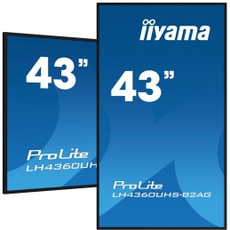 Monitor Iiyama 43 Lh4360Uhs-B2Ag Hdmi Usb - 107.9 Cm - 42.5"