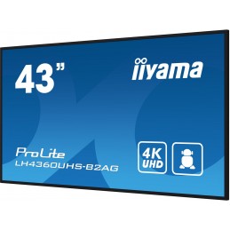 Monitor Iiyama 43 Lh4360Uhs-B2Ag Hdmi Usb - 107.9 Cm - 42.5"