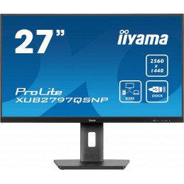 Iiyama Prolite Xub2797Qsnp-B1 Monitor Komputerowy 68,6 Cm (27") 2560 X 1440 Px Wide Quad Hd Led Czarny