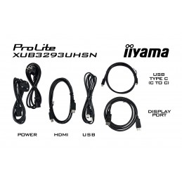 Iiyama Prolite Xub3293Uhsn-B5 Monitor Komputerowy 80 Cm (31.5") 3840 X 2160 Px 4K Ultra Hd Lcd Czarny