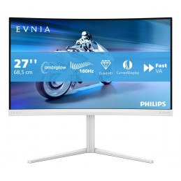 Philips Evnia 5000 27M2C5501/00 Monitor Komputerowy 68,6 Cm (27") 2560 X 1440 Px Quad Hd Lcd Biały