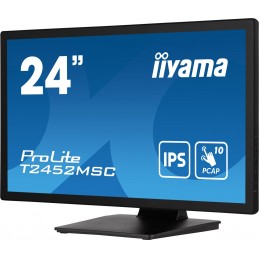Iiyama Prolite T2452Msc-B1 Monitor Komputerowy 60,5 Cm (23.8") 1920 X 1080 Px Full Hd Lcd Ekran Dotykowy Przeznaczony Dla Wielu 