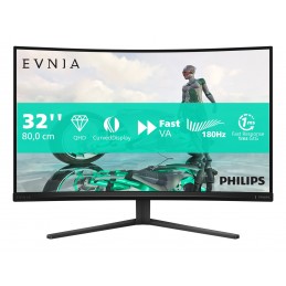 Philips Evnia 32M2C3500L/00 Monitor Komputerowy 80 Cm (31.5") 2560 X 1440 Px Quad Hd Lcd Czarny