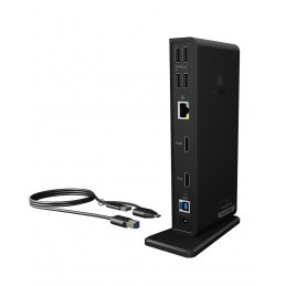 Icy Box Ib-Dk2251Ac Przewodowa Usb 3.2 Gen 2 (3.1 Gen 2) Type-A Czarny