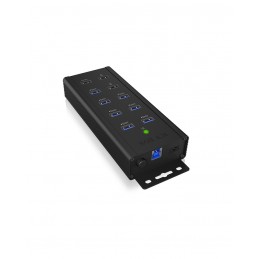 Icy Box Ib-Hub1703-Qc3 Usb 3.2 Gen 1 (3.1 Gen 1) Type-B 5000 Mbit/s Czarny