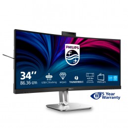 Monitor Philips 86,4Cm (34,0") 34B2U6603Ch 21:09 Hdmi+Dp+Usb-C Szary