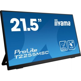 Iiyama Prolite T2255Msc-B1 Monitor Komputerowy 54,6 Cm (21.5") 1920 X 1080 Px Full Hd Lcd Ekran Dotykowy Czarny