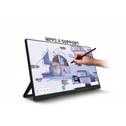 Iiyama Prolite T2255Msc-B1 Monitor Komputerowy 54,6 Cm (21.5") 1920 X 1080 Px Full Hd Lcd Ekran Dotykowy Czarny