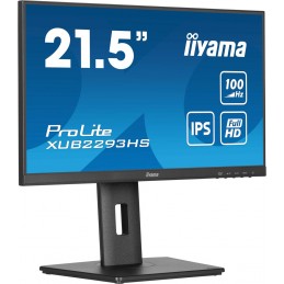 Iiyama Prolite Xub2293Hs-B6 Monitor Komputerowy 54,6 Cm (21.5") 1920 X 1080 Px Full Hd Led Czarny
