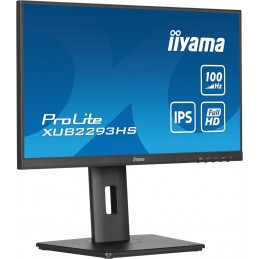 Iiyama Prolite Xub2293Hs-B6 Monitor Komputerowy 54,6 Cm (21.5") 1920 X 1080 Px Full Hd Led Czarny