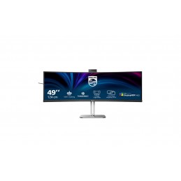 Philips 49B2U6903Ch/00 Monitor Komputerowy 124,5 Cm (49") 5120 X 1440 Px Dual Qhd Lcd Szary