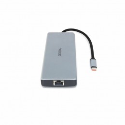 Dicota D32065 Huby I Koncentratory Usb 3.2 Gen 1 (3.1 Gen 1) Type-C Srebrny