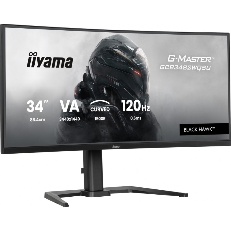 Monitor Iiyama 86,4 Cm (34") Gcb3482Wqsu-B1 21:9 2Xhdmi+Dp+Usb-C Curv