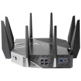Asus Gt-Axe11000 Router Bezprzewodowy Gigabit Ethernet Trójpasmowy (2,4 Ghz / 5 Ghz / 6 Ghz) Czarny