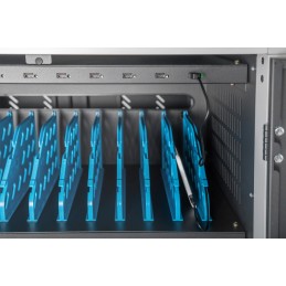 Szafa Mobilna Digitus Na Kółkach Do Ładowania Max. 30 Notebooków/tabletów Max. 15,6"