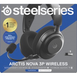 Słuchawki Steelseries Arctis Nova 3P Wireless For Playstation, Black
