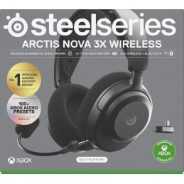 Słuchawki Steelseries Arctis Nova 3X Wireless For Xbox, Czarne