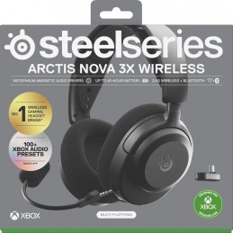 Słuchawki Steelseries Arctis Nova 3X Wireless For Xbox, Czarne