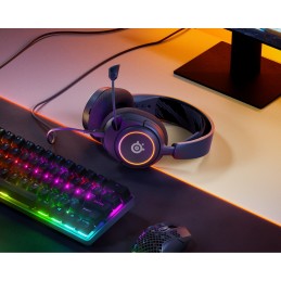 Steelseries Arctis Nova 3 Zestaw Słuchawkowy Przewodowa Opaska Na Głowę Gaming Usb Type-C Czarny