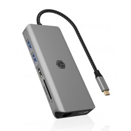 Stacja Dokująca D Icy Box Ib-Dk4061-Cpd Usb-C 12-Port 100W