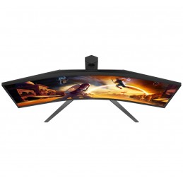 Monitor Aoc Cu34G4Z 34-Calowy, Szybkie Va, Wqhd 21:9, 240 Hz, 1 Ms, 3440 X 1440 Pikseli, 450 Cd/m2, Ilość Portów Hdmi: 2, Kolor 