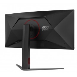Monitor Aoc Cu34G4Z 34-Calowy, Szybkie Va, Wqhd 21:9, 240 Hz, 1 Ms, 3440 X 1440 Pikseli, 450 Cd/m2, Ilość Portów Hdmi: 2, Kolor 