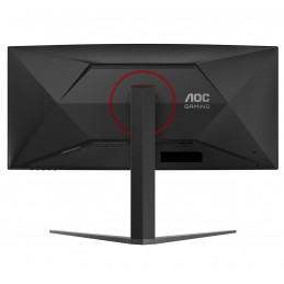 Monitor Aoc Cu34G4Z 34-Calowy, Szybkie Va, Wqhd 21:9, 240 Hz, 1 Ms, 3440 X 1440 Pikseli, 450 Cd/m2, Ilość Portów Hdmi: 2, Kolor 