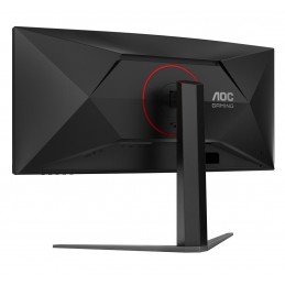 Monitor Aoc Cu34G4Z 34-Calowy, Szybkie Va, Wqhd 21:9, 240 Hz, 1 Ms, 3440 X 1440 Pikseli, 450 Cd/m2, Ilość Portów Hdmi: 2, Kolor 