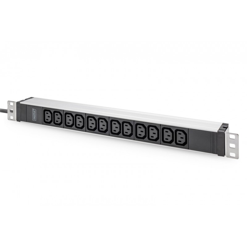 Listwa Zasilająca Pdu 19" Rack, 12X Gniazdo C13 16A/230 V, 2.0M, 1X Wtyk Unischuko, 16A, Aluminiowa