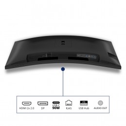 Monitor Philips 86,4Cm (34,0") 34B2U3600C 21:09 Hdmi+Dp+Usb-C