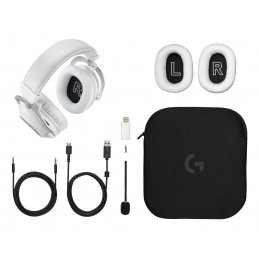 Słuchawki Logitech G Pro X2 Lightspeed Białe