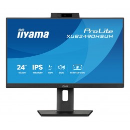 Monitor Iiyama Tft Xub2490Hsuh Ips 24''//hdmi/dp/usb/webcam/hoev - Płaski Ekran - 60,5 Cm
