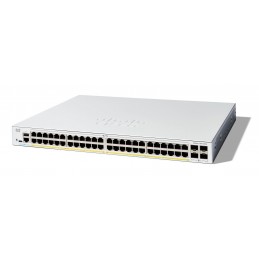 Cisco C1200-48P-4X Łącza Sieciowe Zarządzany L2/l3 Gigabit Ethernet (10/100/1000) Biały
