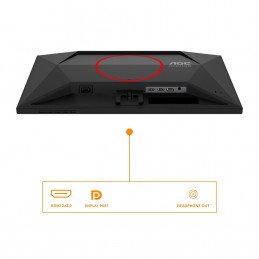 Monitor Aoc 62,2Cm (24,5") 25G4Sre 16:09 2Xhdmi+Dp/czerwony