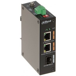 Dahua Pfs3103-1Gt1Et-60-V2 3-Portowy Bez Zarządzania Switch Przemysłowy Z 2 Portami Poe